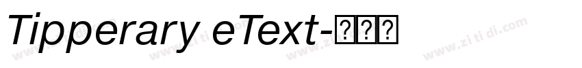 Tipperary eText字体转换